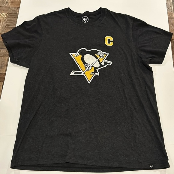 Mario Lemieux Pittsburgh Penguins NHL T-Shirt Size XL - Picture 1 of 6